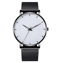 Load image into Gallery viewer, Black turquoise colored men&#39;s watch
