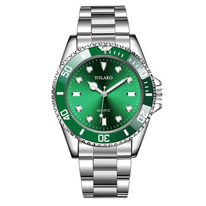 Silver men's watch