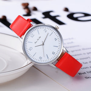 Elegant women's watches with white straps
