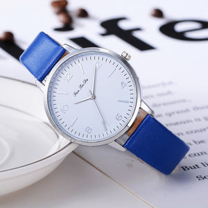 Elegant women's watches with white straps