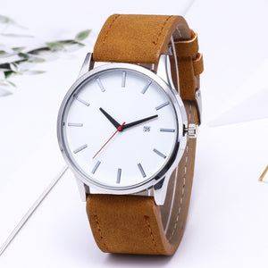 Black sporty men's watch