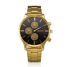Load image into Gallery viewer, Golden yellow men's watch
