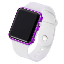 Load image into Gallery viewer, White digital women&#39;s watches
