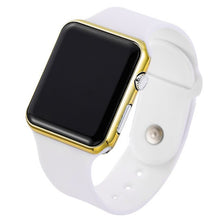 Load image into Gallery viewer, White digital women&#39;s watches
