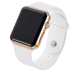 White digital women's watches