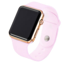 Load image into Gallery viewer, White digital women&#39;s watches
