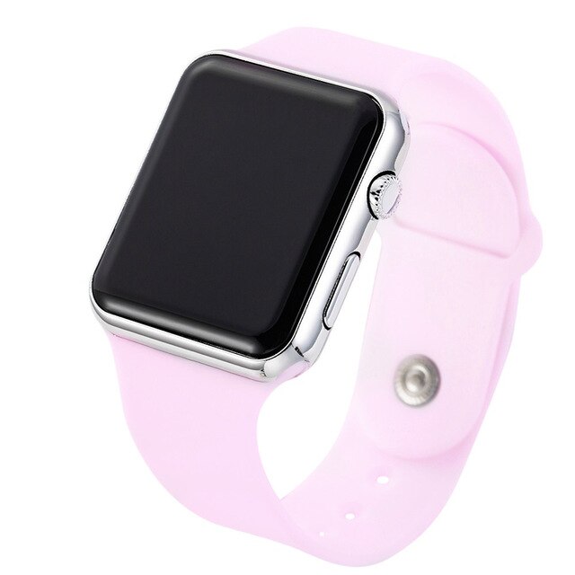 White digital women's watches