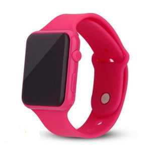 White digital children's watch