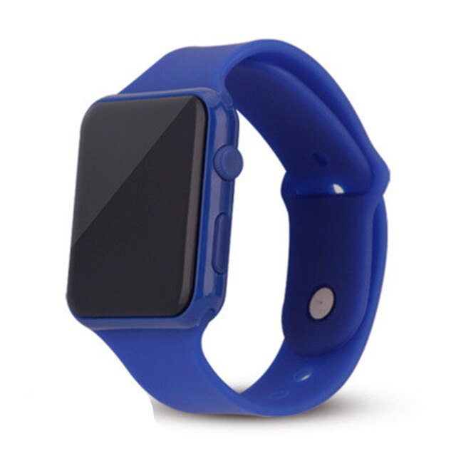 White digital children's watch