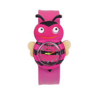 Colorful summer season children's clock