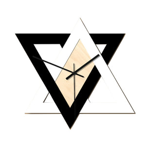 Nordic style triangle wall clock