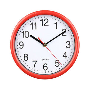 Stylish design white and red wall clock