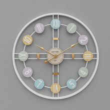 Load image into Gallery viewer, Metal wall clock
