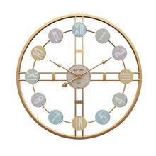 Load image into Gallery viewer, Metal wall clock
