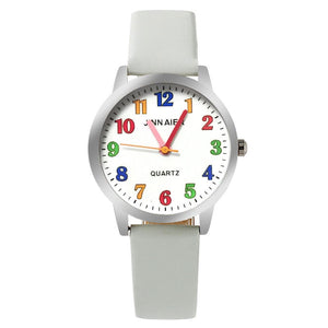 Light green children's clock