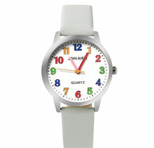 Load image into Gallery viewer, Light green children&#39;s clock
