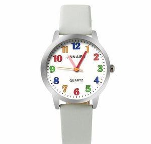 Light green children's clock