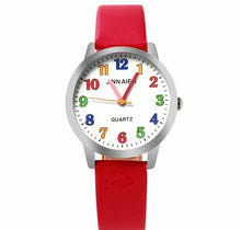 Load image into Gallery viewer, Light green children&#39;s clock
