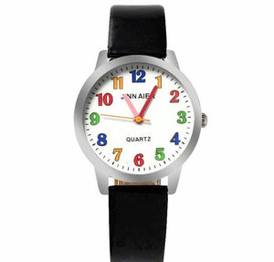 Light green children's clock