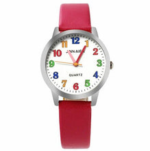 Load image into Gallery viewer, Light green children&#39;s clock
