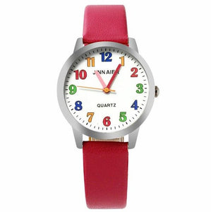 Light green children's clock